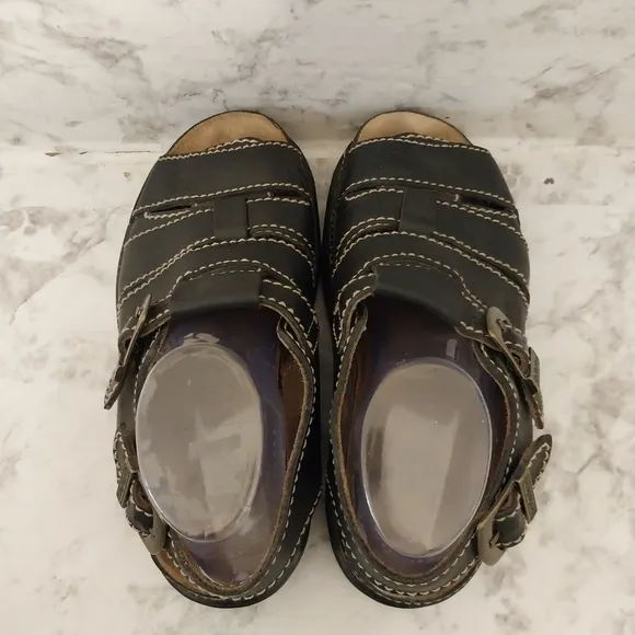 Pre-owned Dr. Martens Leather Fisherman Sandals