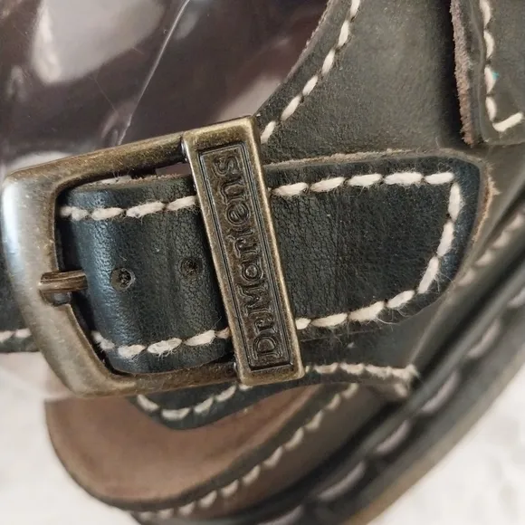 Pre-owned Dr. Martens Leather Fisherman Sandals