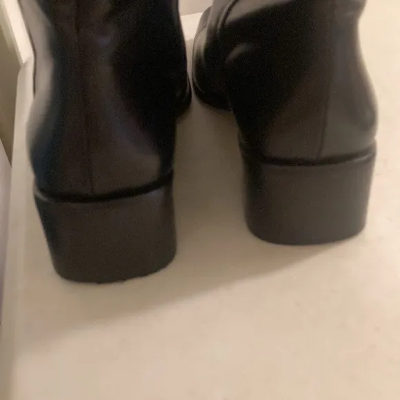 Prialpas gomma.gamma. Black leather “Sudini” boots. Made in Italy Size 8.5