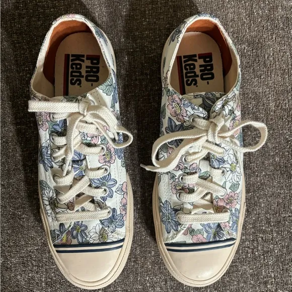 Pro Keds PK65594 Recycled Cream Floral Print Men Sneakers Size 9