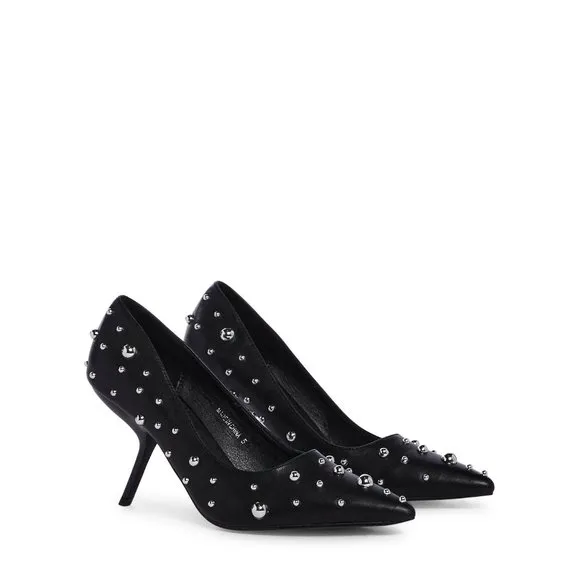 Public Desire &quot; STUDDED AFFAIR &quot;   Dream Stiletto Heels( BRAND NEW!!!!!!!!!!!!!
