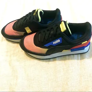 Puma Future Rider Space Jr Sneakers Unisex Paprika/Puma Black Size 4C