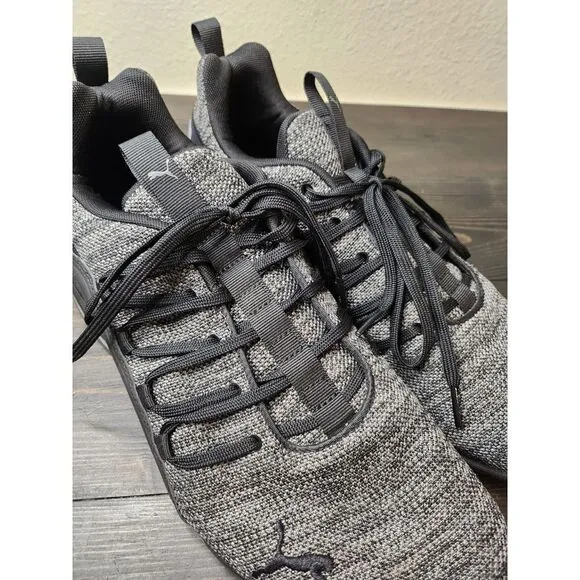 Puma Men's Axelion 194947-01 Gray Casual Shoes Sneakers‎ Size 12