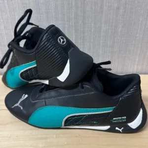 PUMA Mercedes Amg Petronas R-cat‎ green and black  Sneakers youth size 6