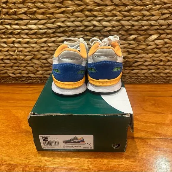 Puma Mirage Mox Vision Blue Atoll sz 11 Little Kids Puma Sneakers