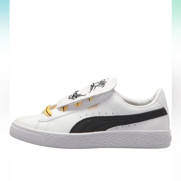 PUMA RARE Kid’s Unisex Minions Basket Tongue Sneakers - 4.5Y