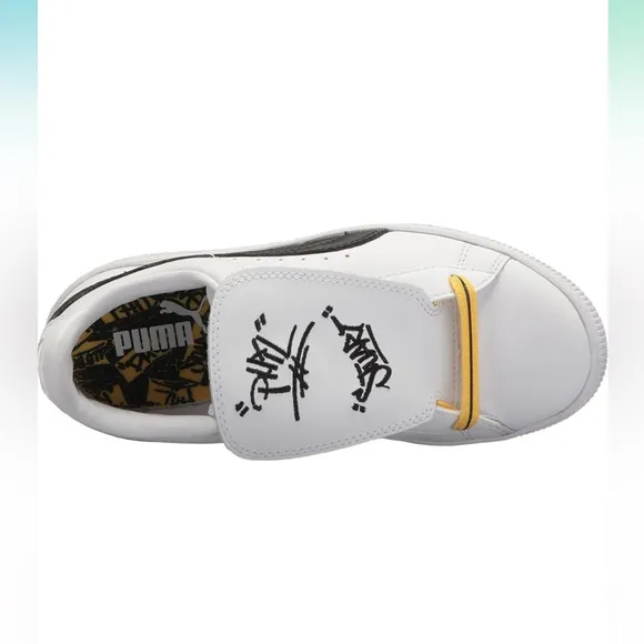 PUMA RARE Kid’s Unisex Minions Basket Tongue Sneakers - 4.5Y