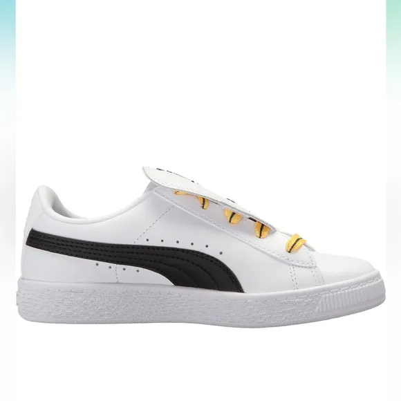 PUMA RARE Kid’s Unisex Minions Basket Tongue Sneakers - 4.5Y