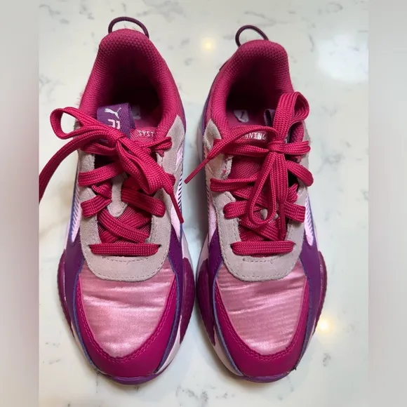 ⭐️Puma RS-X little kid rose sneakers 2.5Y
