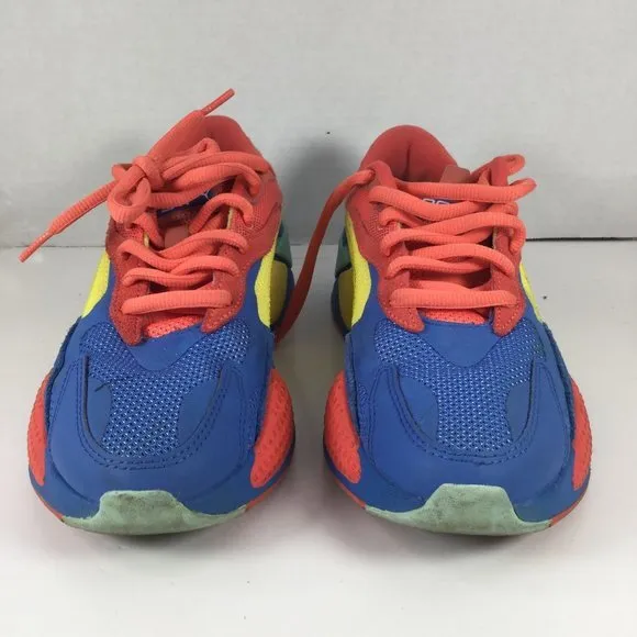 Puma RS-X3 Sneakers Puzzle Palace Blue Unisex Size 7C Multicolor Low 372357-10