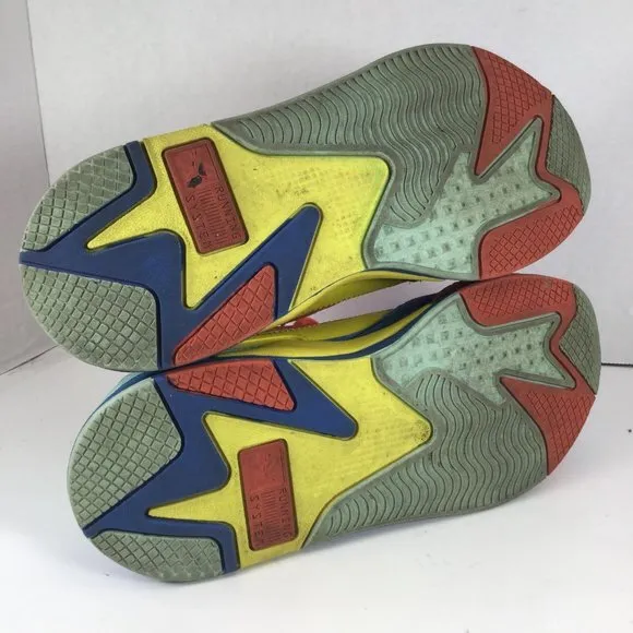 Puma RS-X3 Sneakers Puzzle Palace Blue Unisex Size 7C Multicolor Low 372357-10