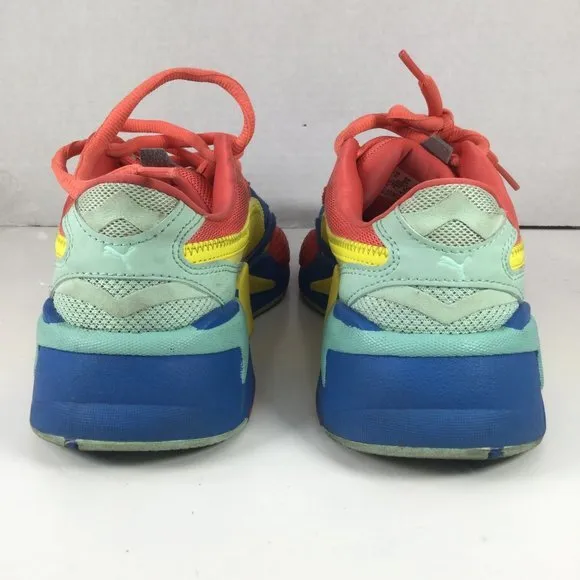 Puma RS-X3 Sneakers Puzzle Palace Blue Unisex Size 7C Multicolor Low 372357-10