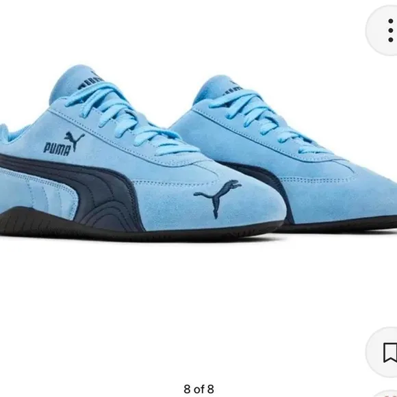 Puma Speedcat Navy &amp; Light Blue Sneakers
