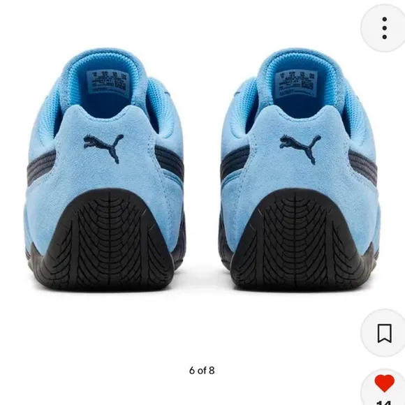 Puma Speedcat Navy &amp; Light Blue Sneakers