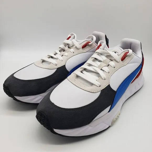 Puma Wild Rider Rollin 381517-04 Ebony White Men’s Running Shoes Size 11 NEW🛒