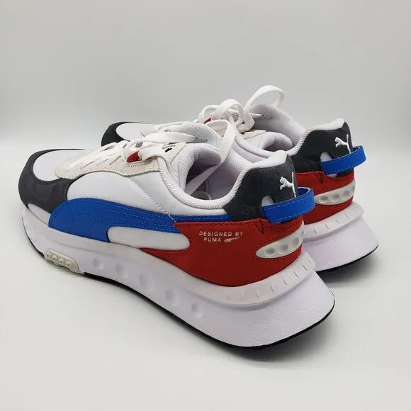 Puma Wild Rider Rollin 381517-04 Ebony White Men’s Running Shoes Size 11 NEW🛒
