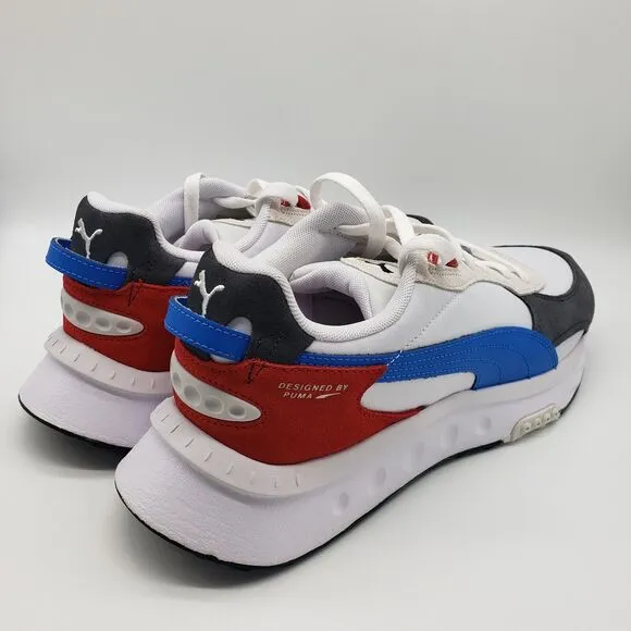 Puma Wild Rider Rollin 381517-04 Ebony White Men’s Running Shoes Size 11 NEW🛒