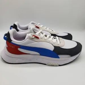 Puma Wild Rider Rollin 381517-04 Ebony White Men’s Running Shoes Size 11 NEW🛒