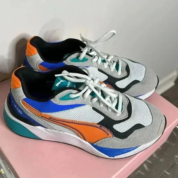 PUMA RS-METRIC LOW SNEAKERS UNISEX MEN SIZE 6 =GREY