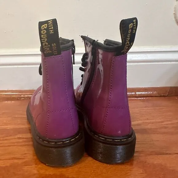 Purple Dr. Martens Boots sz 2 Youth 1460 Boots