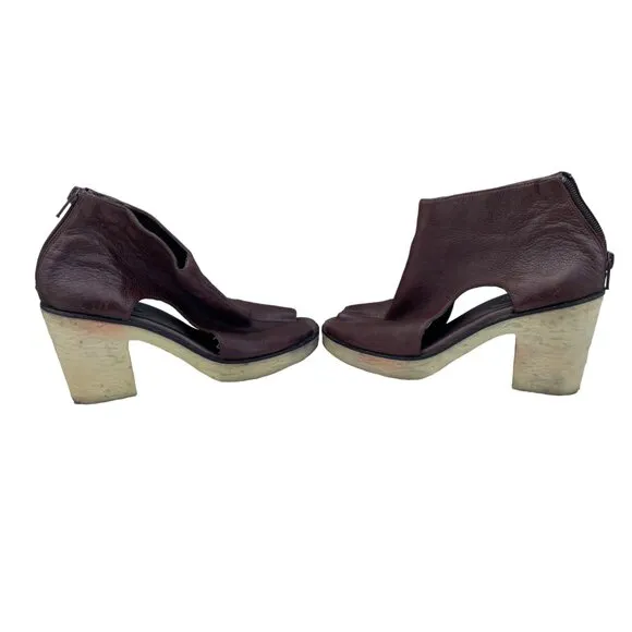 Rachel Comey Camper Women's size 38 Brown leather beige heels #2