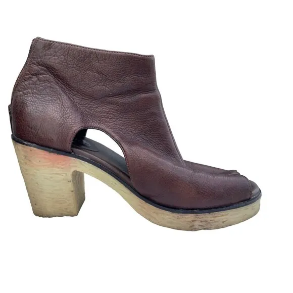 Rachel Comey Camper Women's size 38 Brown leather beige heels #2