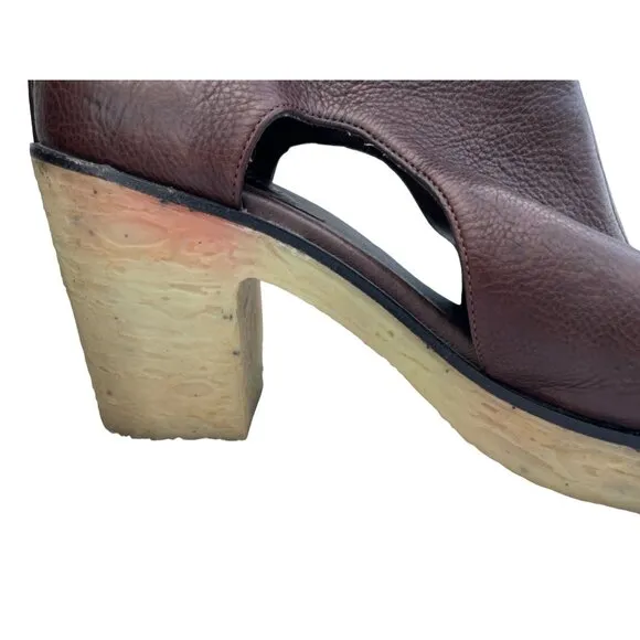 Rachel Comey Camper Women's size 38 Brown leather beige heels #2