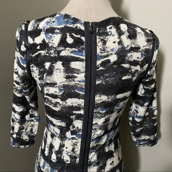 RACHEL ROY Abstract Bodycon Dress - Size Medium