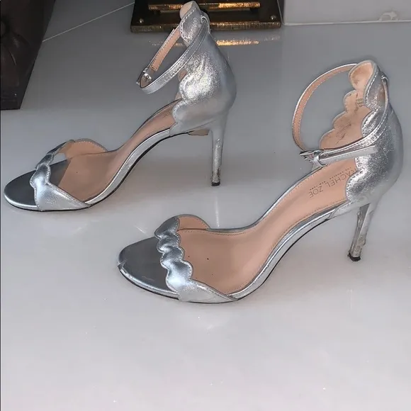 Rachel Zoe Silver Heels