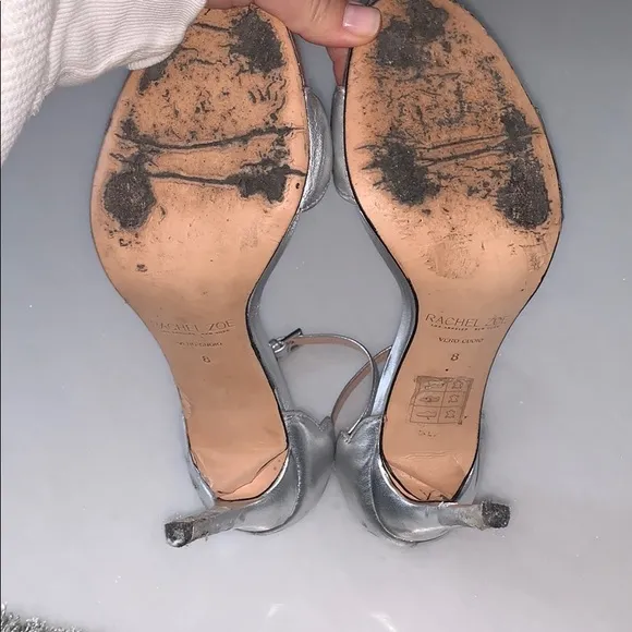 Rachel Zoe Silver Heels
