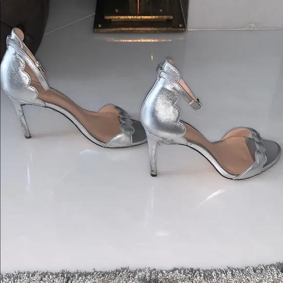 Rachel Zoe Silver Heels