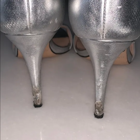 Rachel Zoe Silver Heels