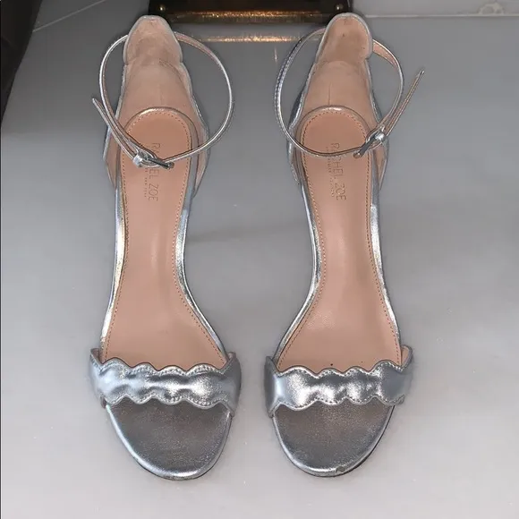 Rachel Zoe Silver Heels
