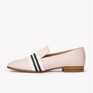 Rag &amp; Bone Amber Striped-Web Leather Loafers with Box Sz. 35 Sz. 5
