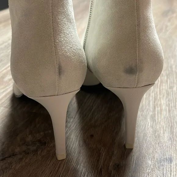 Rag &amp; Bone Beha Leather White Ankle Boot Size 8.5
