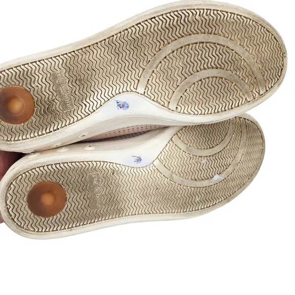 Rag &amp; Bone Leather Perforated Low Top Standard Sneakers Shoes Size EU 38 US 8