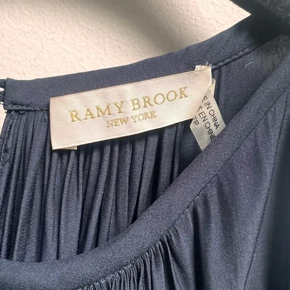 RAMY BROOK - Women’s “Paris” Sleeveless Mini Dress In Navy, Size XS