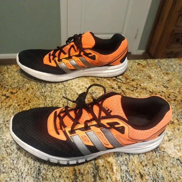 RARE Adidas Galaxy 2 B33655 Orange/Black/White Running Shoes Mens Trainers US 12