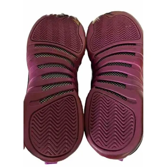 RARE Air Jordan 12 Retro GG 'Hyper Violet’ Size 6Y/7.5W Black Purple  Youth