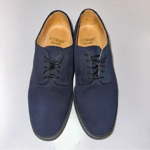Rare E.T. Wright Masters Collection 8.5 EE Navy Suede Shoes – Made in England