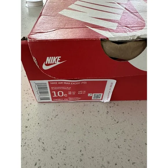 Rare Nike Kids Size 10C Red Cherry Sneakers Brand New In Box Never Worn
