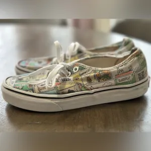 Rare VANS 5.5 Peanuts Snoopy Charlie Brown Sneakers Cartoon Shoe Limited Edition