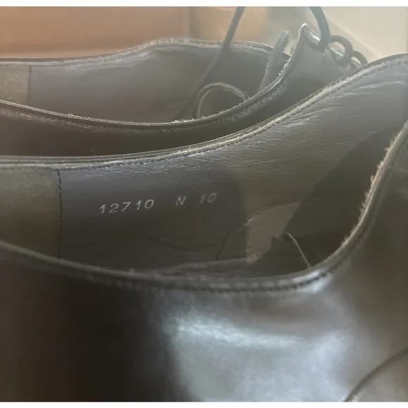 Rare VTG Bruno Magli Black Leather Dress Shoes Mens Size 10 Bolzano Black