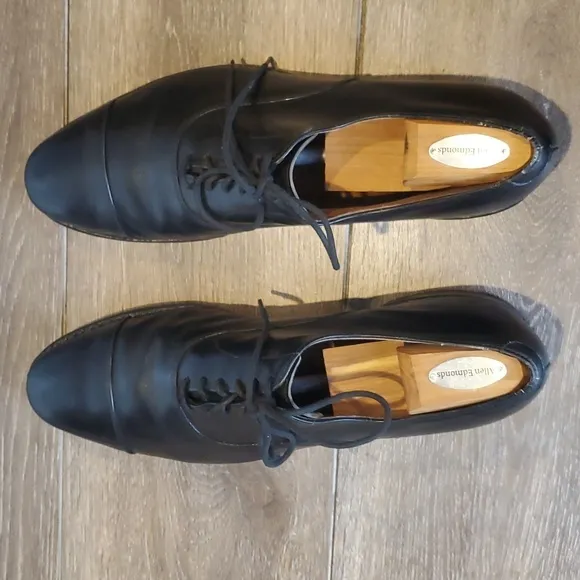 Recrafted Allen Edmonds Park Avenue Dress Cap‎ Toe Oxford Shoes Size 14B
