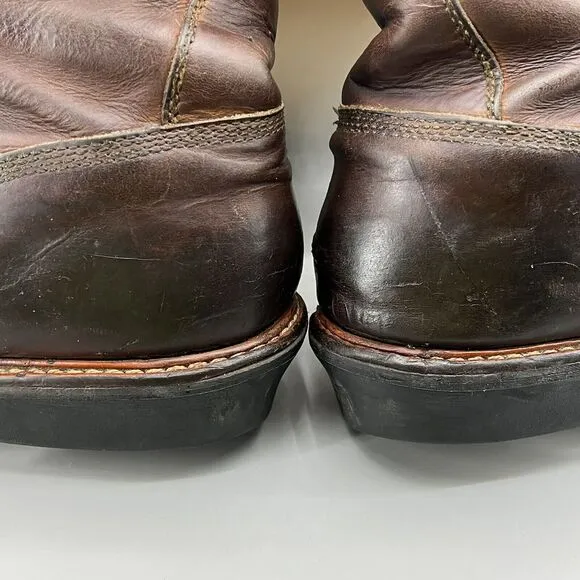 Red Wing LoggerMax 616 Men Size 15 D Boots Brown Leather 9” Waterproof Insulated