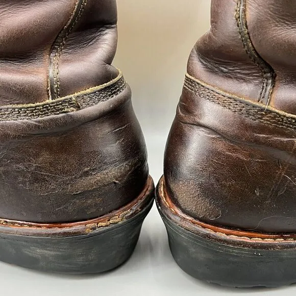 Red Wing LoggerMax 616 Men Size 15 D Boots Brown Leather 9” Waterproof Insulated