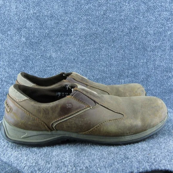Red Wing Shoes Men Slip-On Brown Leather Slip On Size 12 Medium‎