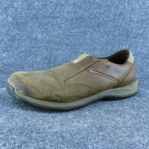Red Wing Shoes Men Slip-On Brown Leather Slip On Size 12 Medium‎