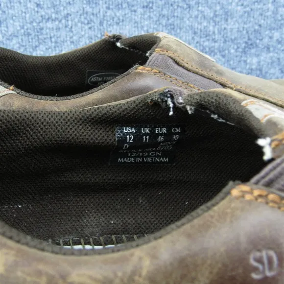 Red Wing Shoes Men Slip-On Brown Leather Slip On Size 12 Medium‎
