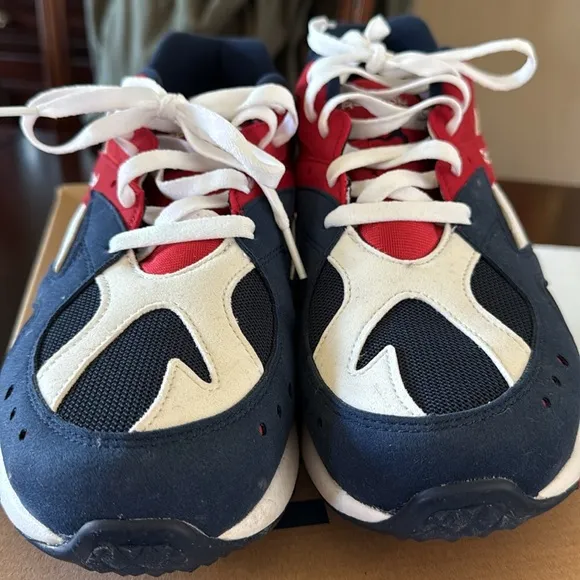 Reebok Classic Unisex Collegiate Navy/Red/White Sneakers 11.5